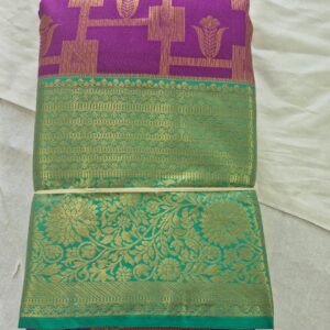 Elegant White Saree with Red Contrast Border & Designer Accents