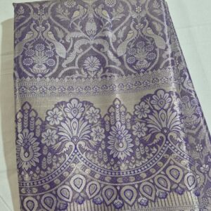 Elegant Cream Chiffon Saree with Floral Prints