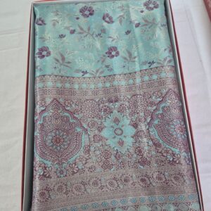 Stylish Blue Georgette Saree with Sequin Work